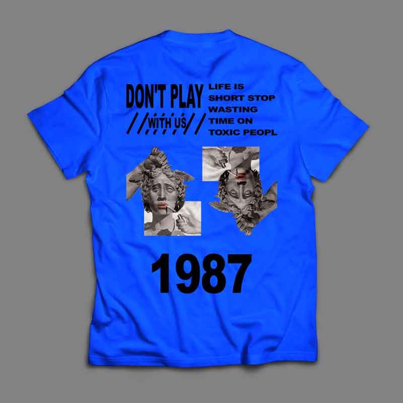 تیشرت نخ پنبه یکرو کدm7064 - Image 4