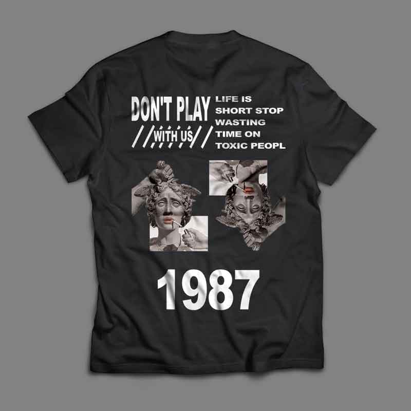 تیشرت نخ پنبه یکرو کدm7064 - Image 6