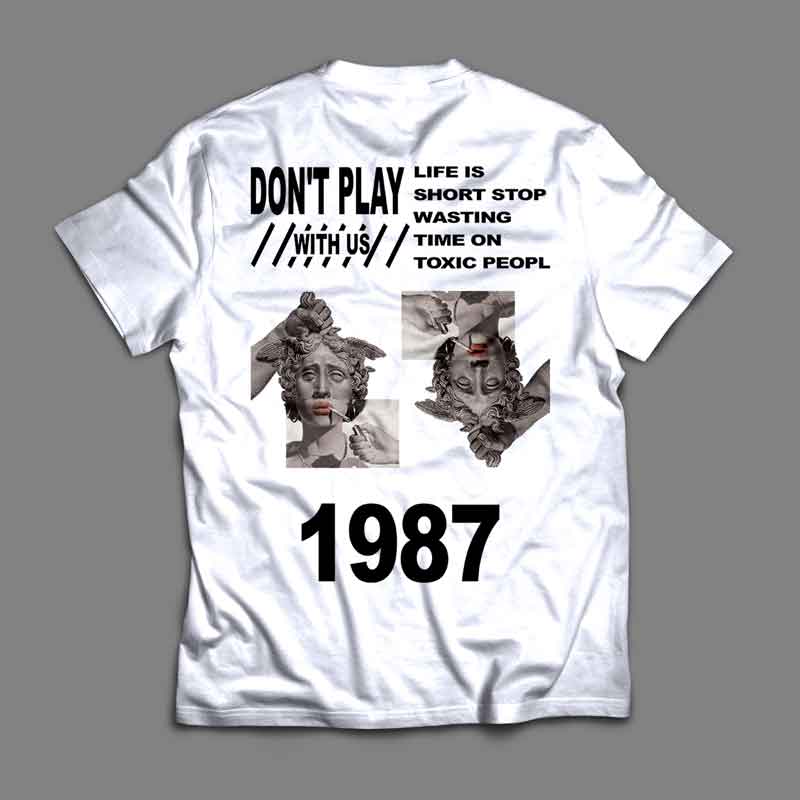 تیشرت نخ پنبه یکرو کدm7064 - Image 2